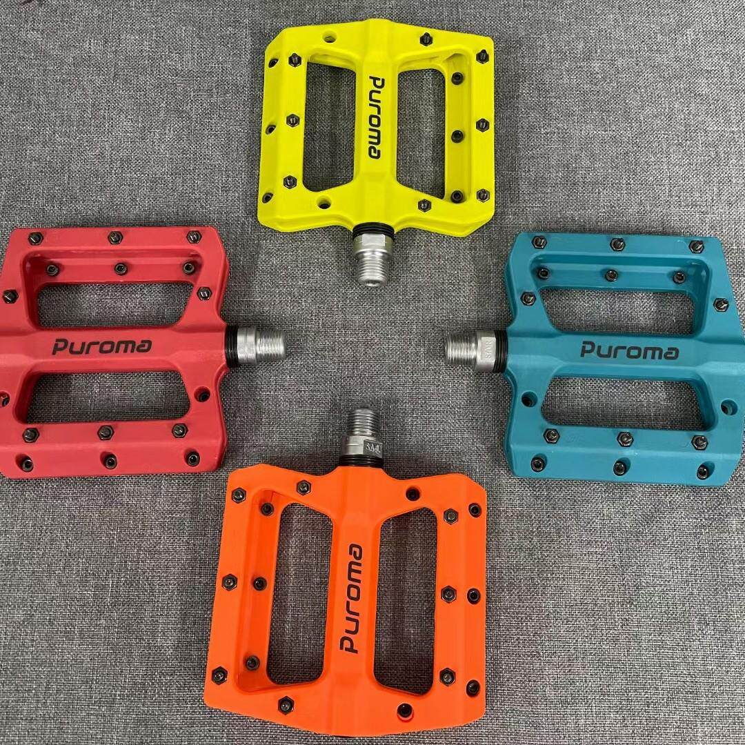 山地自行车车尼龙纤维脚踏培林轴承防滑XC越野脚踏板公路死飞脚踏