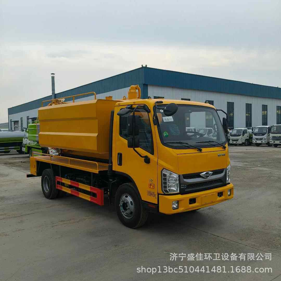蓝牌高压清洗吸污车价格小区下水道清洗吸污车养殖场化粪池吸污车
