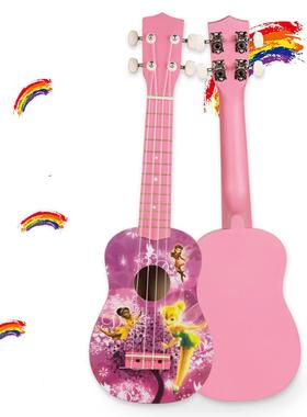 儿童尤克里里紫色精灵小吉他 21寸乌克丽丽ukulele四弦弹奏乐器