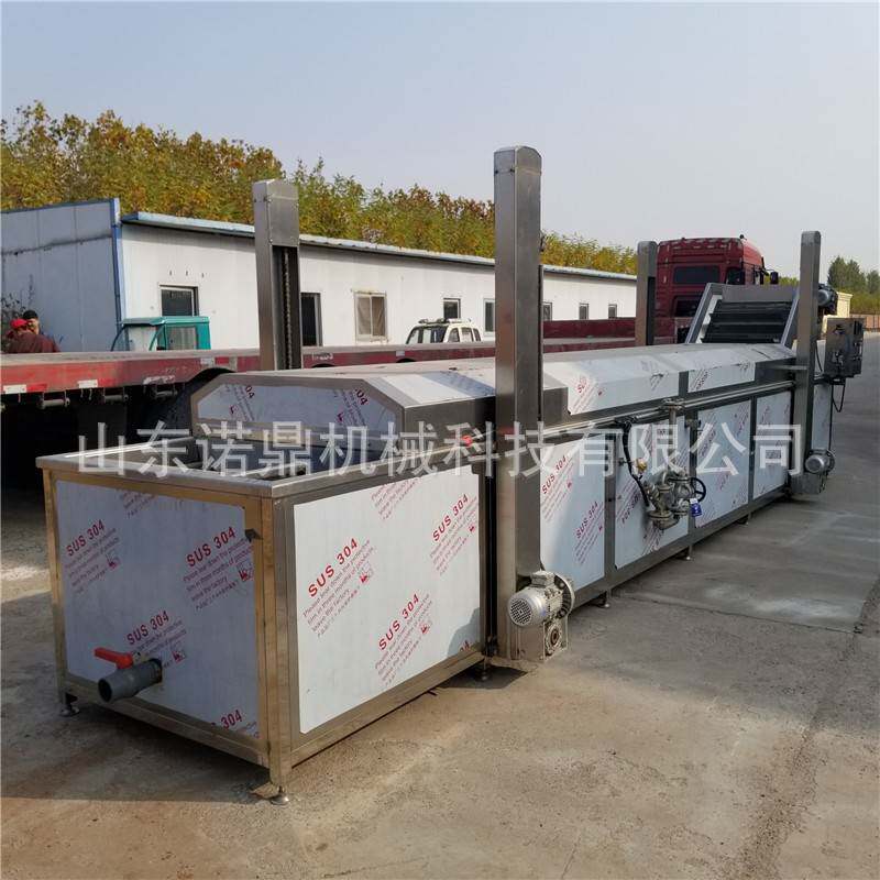 蚂蚱油炸机纯油刮渣油炸机器厂家自动进出料油炸机现货
