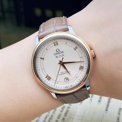 全套98新欧米茄碟飞36.5mm自动机械手表女士424.23.37.20.09.001