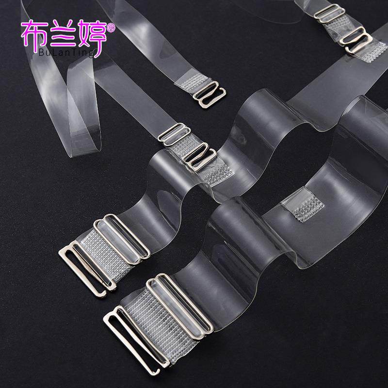 透明肩带隐形后背带钢扣配套硅胶配件文胸肩带搭配礼服婚纱美背性