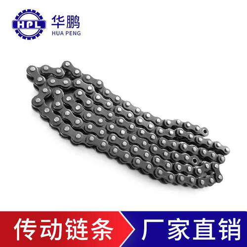 华-鹏锰钢0C1/2分动链条 传工业用机械525设备运输短节距精密4滚