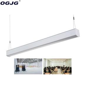 厂家直销五年质保商用吊灯1.2米商场超市线条灯IP44LED线性长条灯