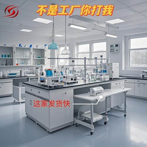 实验台钢木边台做实验工作台全钢实验桌实验室置物架实验室工作台