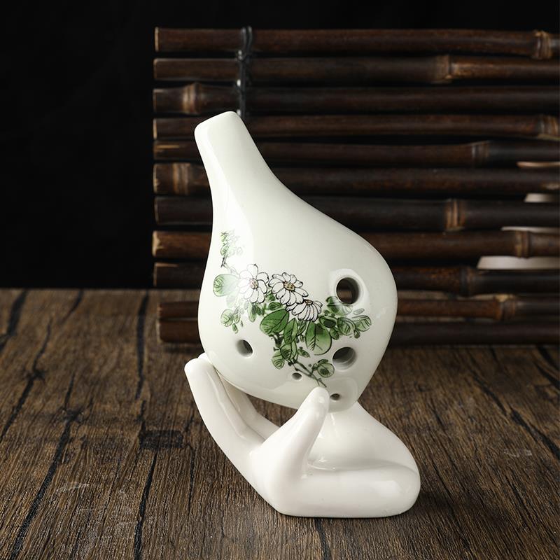 正品6孔中音C调学陶笛调 6CA陶笛 埙学生初学教用陶笛买就送全套