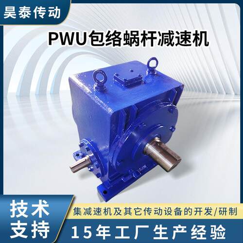 PWU包络蜗杆减速机蜗轮蜗杆齿轮矿用平行轴减速器可立式卧式安装