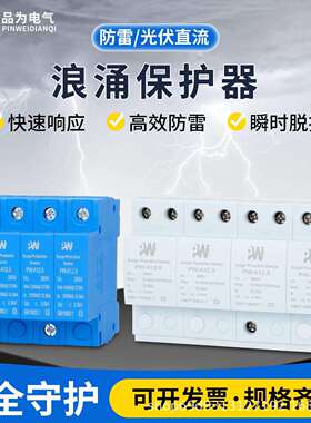 2P 3P 4P一级浪涌保护器12.5KA 15KA 25KA 50KA防雷浪涌保护器