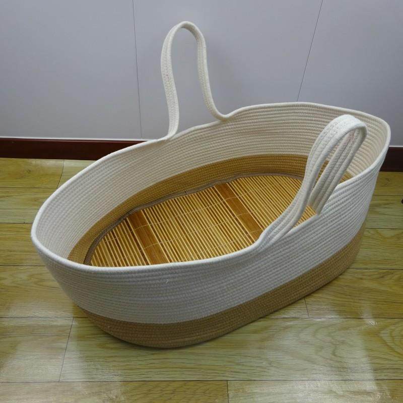 宝宝外出手提篮子ins风婴儿花篮手提篮 便携式婴儿摇篮睡篮 车载,婴童用品,出行用品,淘宝优惠券,粉丝福利购,淘宝优惠卷