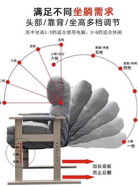 电SCL脑躺椅家用懒人椅子靠背椅休闲办公椅座椅可书桌发椅舒适沙