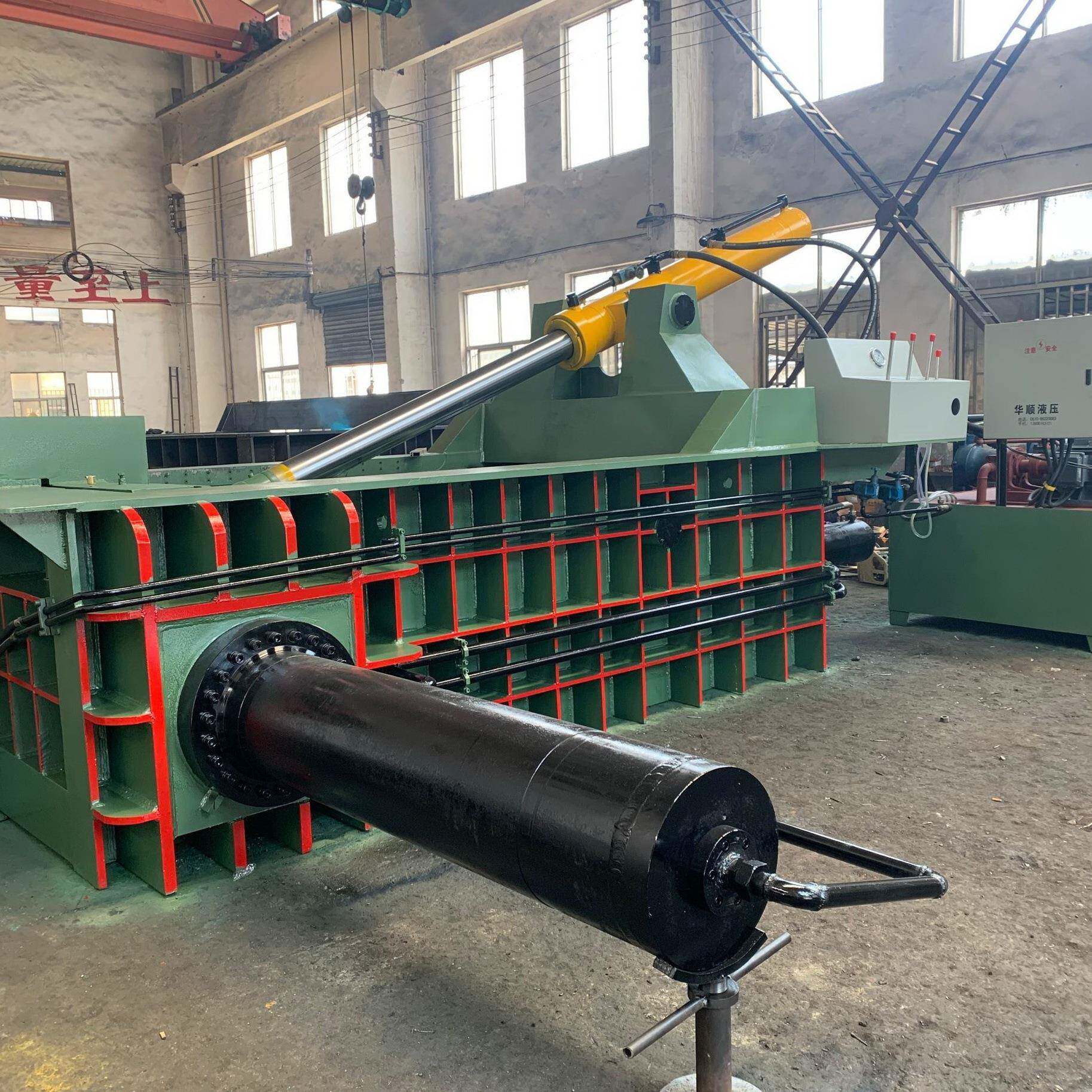 全自动金属打包机铝屑铁屑打包压块机厂家价格液压金属废料压块机