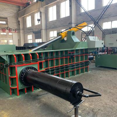 卧式废旧金属压块机工厂处理不锈钢边角料铝合金铝屑彩钢瓦铁皮