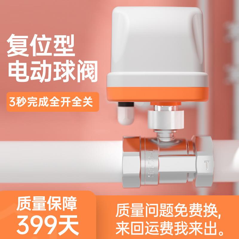 动170两线常闭常开电分二通球阀水阀门出水开关2v20v12v244分61寸