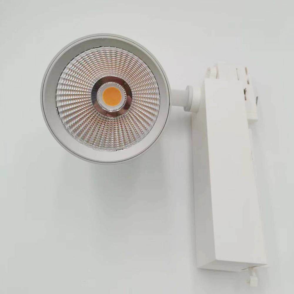 50W 60W COB LED轨道灯 4线 6线服装店商场照明 LED导轨灯