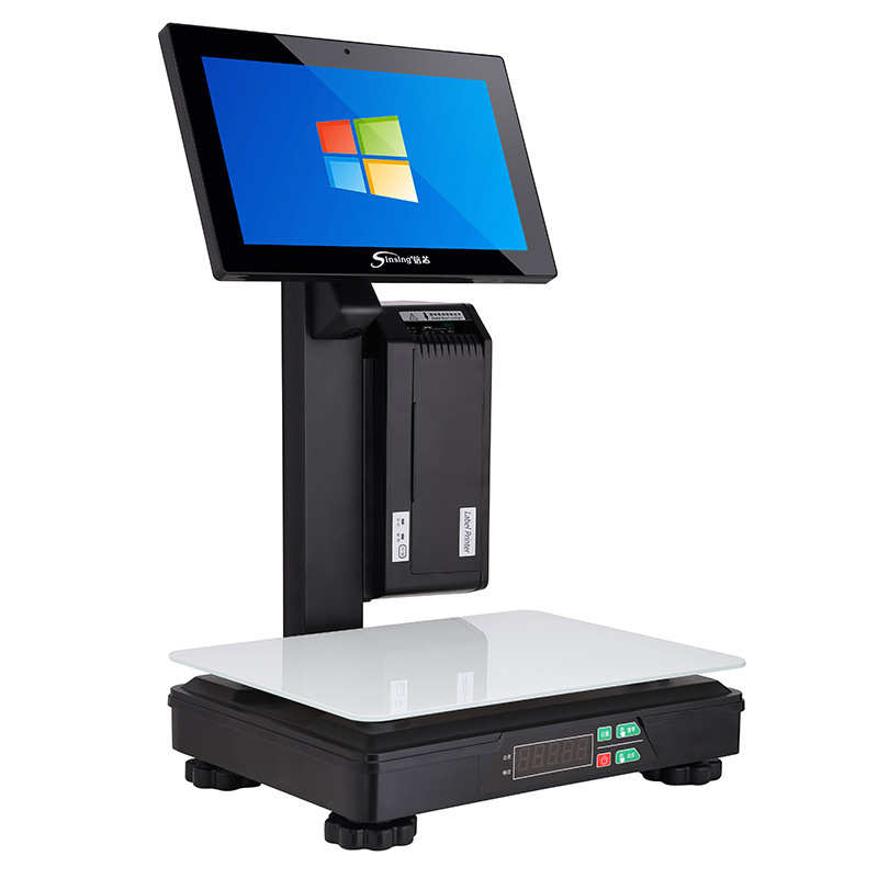 AI条码标签打印机农副产品批发市场溯源秤智能电子秤食堂留样秤