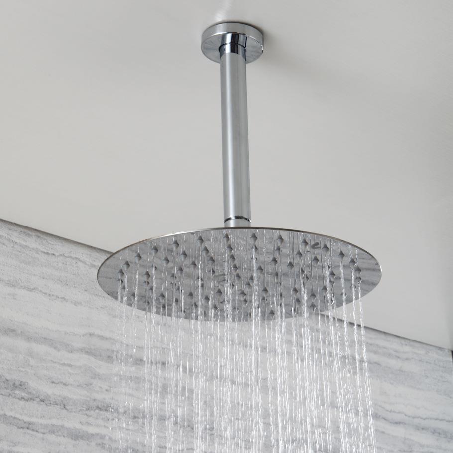 贝洛34不锈钢顶喷8寸10寸1CLB2寸0顶喷节增德压镜面水电镀超薄顶