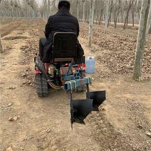 农用大棚犁地微耕机 柴油耕田翻土机 家用履带式小型挖沟机松土机
