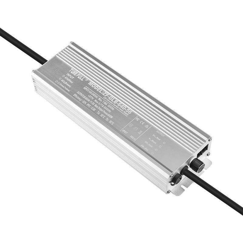 LED植物灯亚马逊爆款旋钮带网口调光 GLB-640W大功率高PF驱动电源