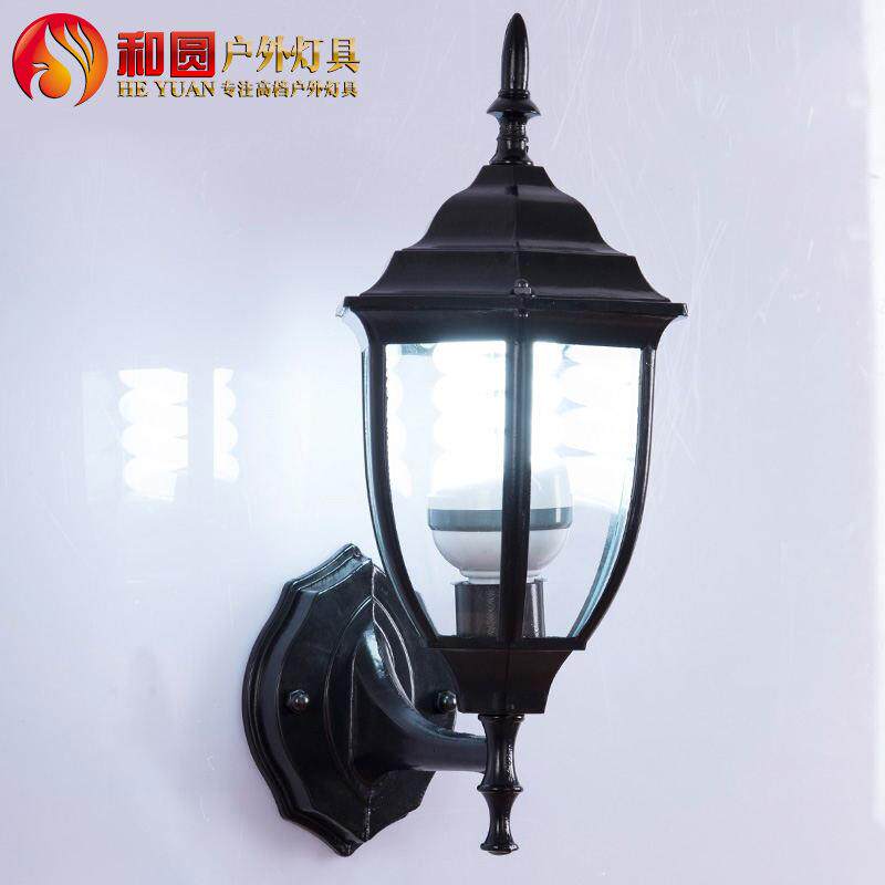 直销新款弯六角防水室外灯 景观户外led壁灯 欧式 酒店阳台庭院过