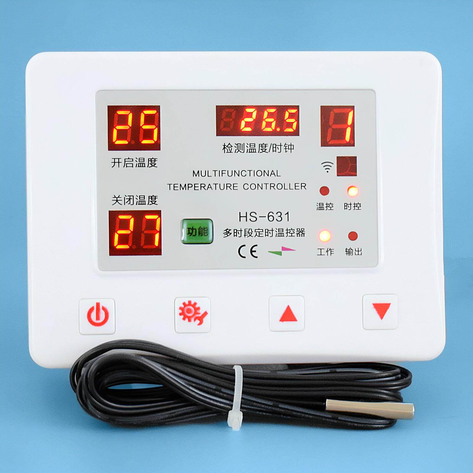 贝龙631多时段定时温控器 智能温控仪表 养殖孵化多时段定时器