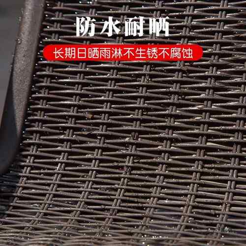 外藤桌椅椅带伞三件套组花园阳合台休CBC闲小茶户几室外露天庭院