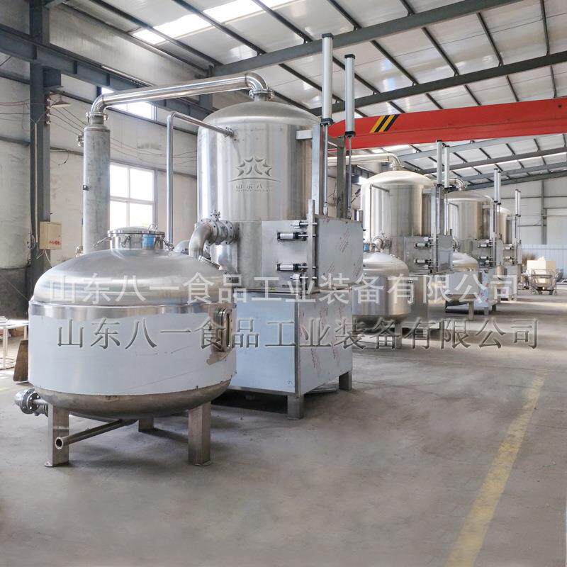 新品全自动低温真空脱水油炸机 脆冬枣加工设备 低温油炸厂家