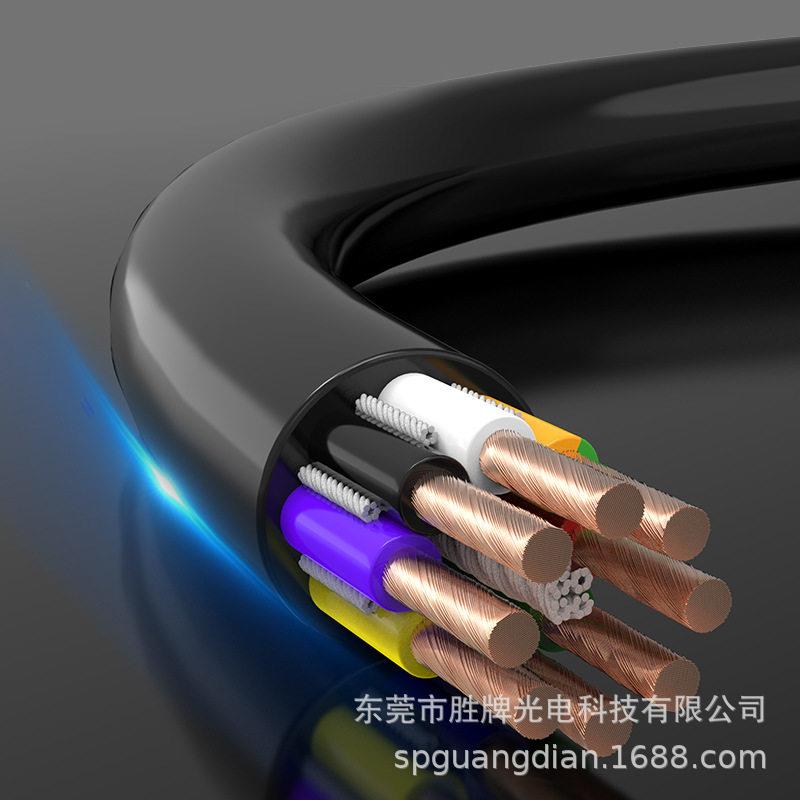 电缆UL2587耐弯折1500万次4G1.5平方柔拖链伺服编码器电缆现货