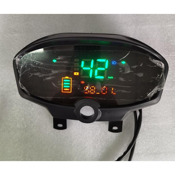 新款改装大平板载重王Led电动两轮三轮车显示屏仪表盘总成四轮车