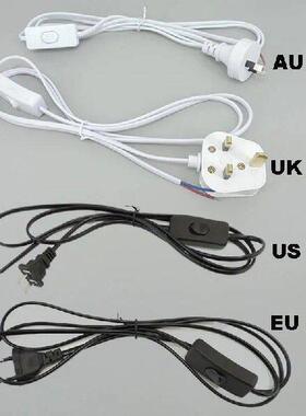 5pcs UK AU EU US 2pin AC Power connector Adapter cable