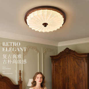 中古风房间卧室灯复古花纹餐厅书房主卧灯宋代美学2025新款 吸顶灯