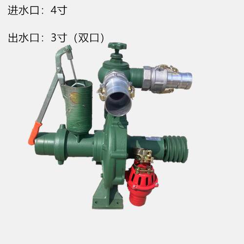 30公分大叶轮喷灌泵 四缸柴油抽水泵拖挂款 4寸高压喷灌水泵