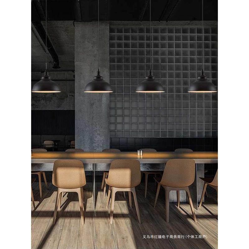 复古工业风餐厅吊灯个性单头吧台火锅店烧烤店铺商用黑白装饰吊灯,家装灯饰光源,客厅吊灯,淘宝优惠券,粉丝福利购,淘宝优惠卷