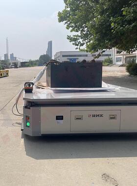 室内外多驱全向 重载AGV 按需液压举升无轨360°随意转弯平板车