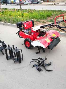 昌小马KAJ扶力手旋耕机棚大微耕机农用小型旋宜耕犁地机图片