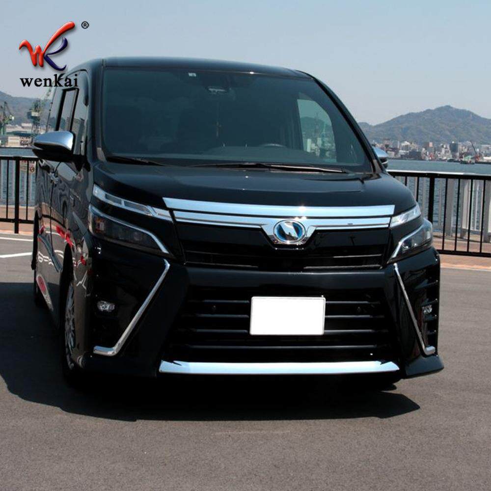 适用于丰田VOXY改装前机盖电镀装饰亮条80系专用汽车引擎盖饰条