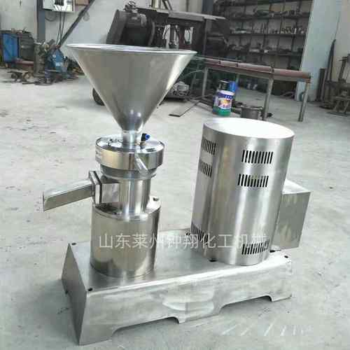 食品级不锈钢小型研磨设备花生酱杏仁酱果酱立式胶体磨