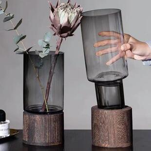 Nordic Home Decor Glass Vase Living Room Decoration Flower V