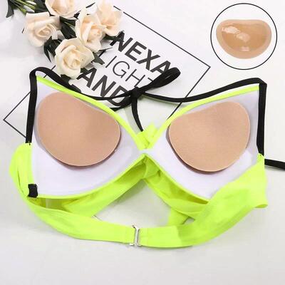 Invisible Heart Padding Magic Bra Insert Pads Push Up Silico