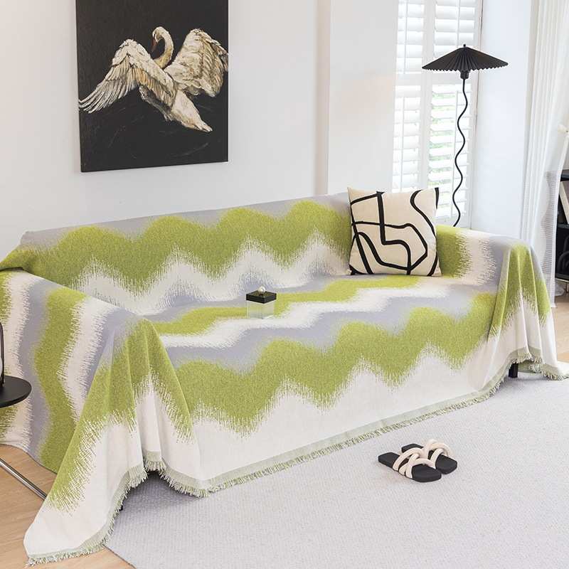 慵懒风沙发巾全盖布ins雪尼尔四季通用沙发套罩防猫抓沙发垫盖巾