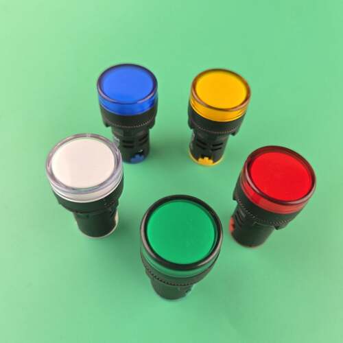 家装水电快插LED电源220v指示灯通用型AD16-22DS信号灯红蓝绿黄色