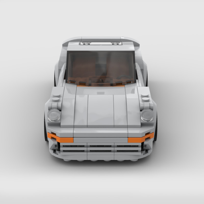 OC积木兼容乐高零保时捷9536-M勒芒19641878万宝路 汽车系列积木