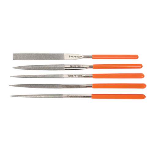 钢盾工具 5件套金刚石锉刀 金刚锉5*180mm S090004