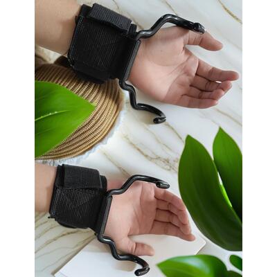 高档引体挂向上护助力钩健腕身手铃套辅助器哑吊单杠防磨脱手训练