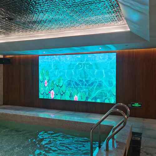 室内户led外全彩显P2屏酒示店酒吧会室显示屏小间议距