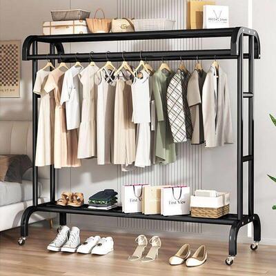 clothes drying rack fold laundry garment dryer hanger 杆衣架