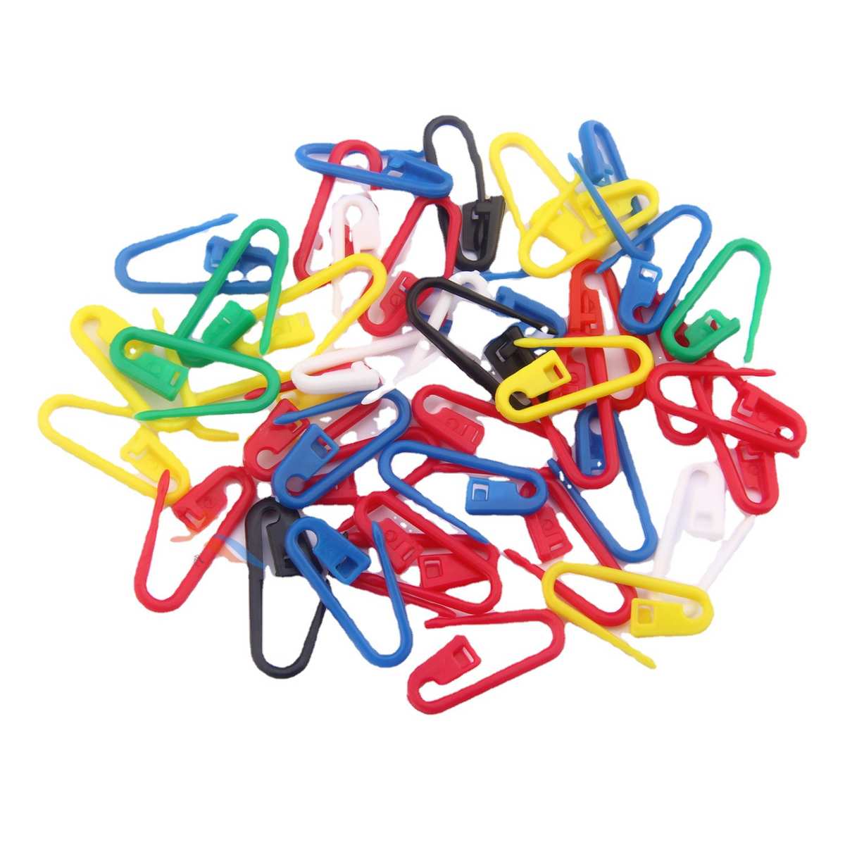 现货塑料别针2.3厘米和针线彩色白色玫红色蓝绿色手工编织