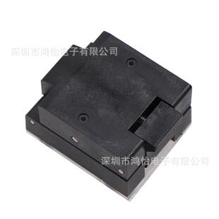 6F试.5mm测具QFN封装 老化烧 0.4FRT翻盖夹探针测试座尺寸4.5 DN46
