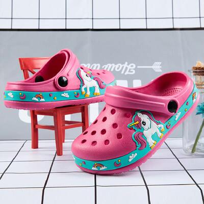 Baby Children Shoes Summer Clogs Unicorn Beach Sandals Kids