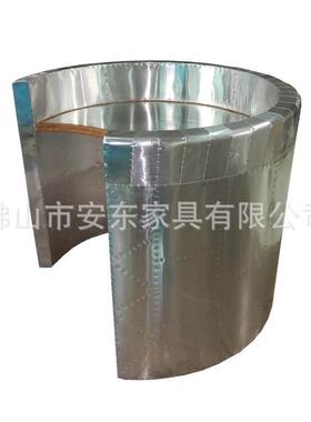 工业风格创意个性美式后现代复古LOFT航空铝皮办公电脑书桌子