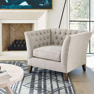 美式复古棉麻布艺沙发小户型客厅阳台拉扣软包老虎椅休闲单人椅